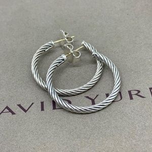 David Yurman Cable Cross Earrings